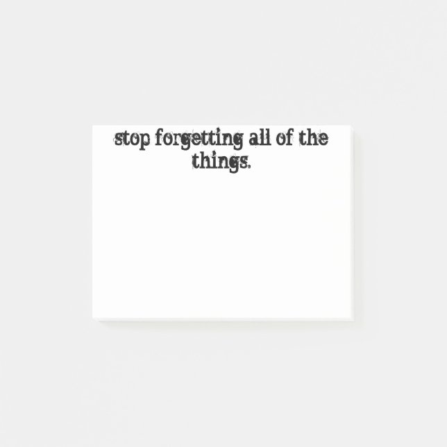 Bloco Post-it notas de post-it (Frente)