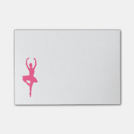 Bloco Post-it Notas de post-it da bailarina