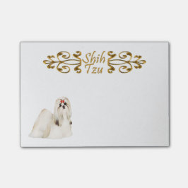 Bloco Post-it Notas de post-it de Shih Tzu