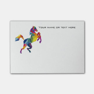 Bloco Post-it Notas de post-it do cavalo