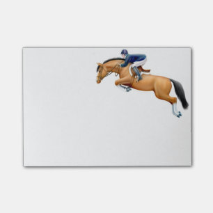 Bloco Post-it Notas de post-it do cavalo da ligação em ponte d