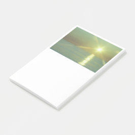 Bloco Post-it Notas de post-it do oceano do por do sol, 4 x 6