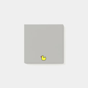 Bloco Post-it Notas de post-it Ducky amarelas bonitos de Rubby