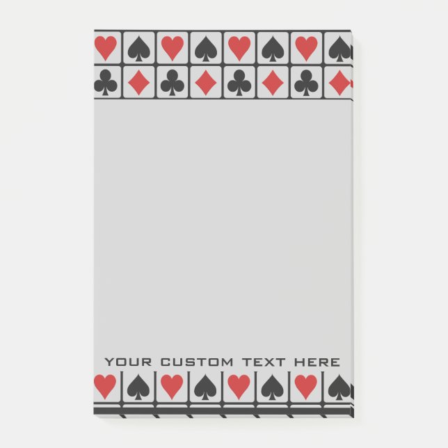 Bloco Post-it Notas de post-it feitas sob encomenda do jogador (Frente)