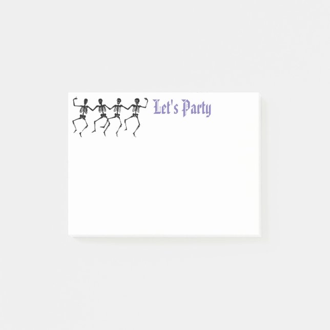 Bloco Post-it Notas de Posto do Halloween (Frente)