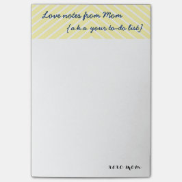 Bloco Post-it Notas do amor da mãe | seu para fazer lembretes da