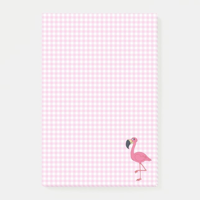 Bloco Post-it Notas do Flamingo Post-it® (Frente)
