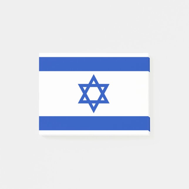 Bloco Post-it Notas do Post-it® de Israel (Frente)