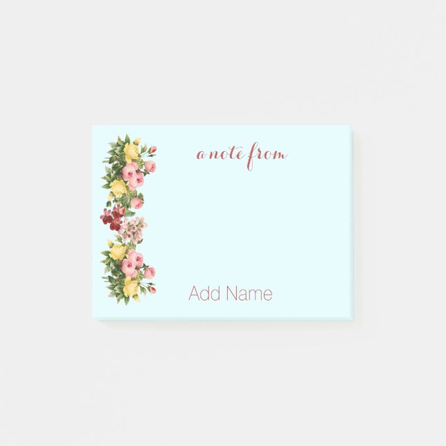 Bloco Post-it Notas feitas sob encomenda do Cargo-it® do encanto (Frente)