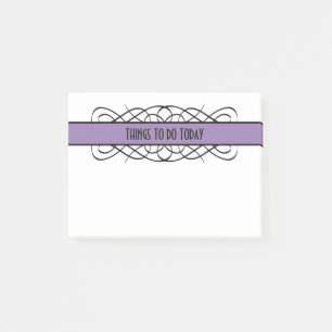 Bloco Post-it Notas florescentes de Deco Roxo