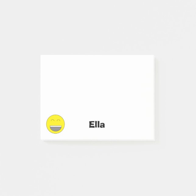Bloco Post-it Notas personalizadas de Emoji (Frente)