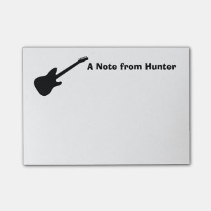 Bloco Post-it Notas personalizadas do Cargo-it® da guitarra