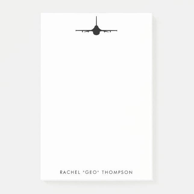 Bloco Post-it Notepad Personalizado De Combatente De 16 Viper (Frente)