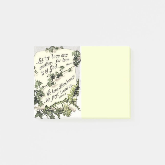 Bloco Post-it O amor é do deus (Frente)