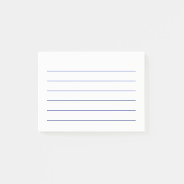Bloco Post-it O Cargo-it® branco nota 4" x 3" (Frente)