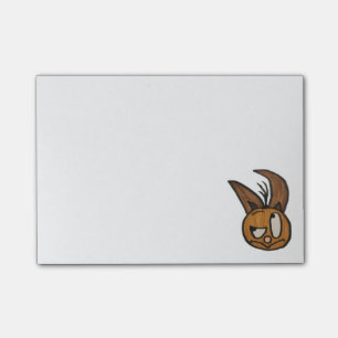 Bloco Post-it O Cargo-it® do cão de JMCdesign Murphy nota 4 x