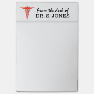 Bloco Post-it O organizador   médico do escritório PERSONALIZA