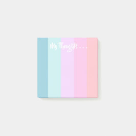 Bloco Post-it O Pastel listra notas de post-it