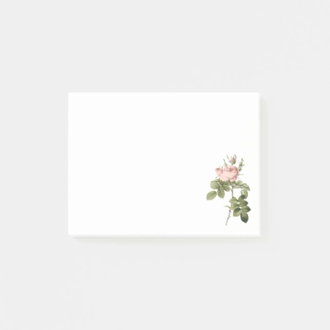 Bloco Post-it o perfumer aumentou por Redouté (Frente)