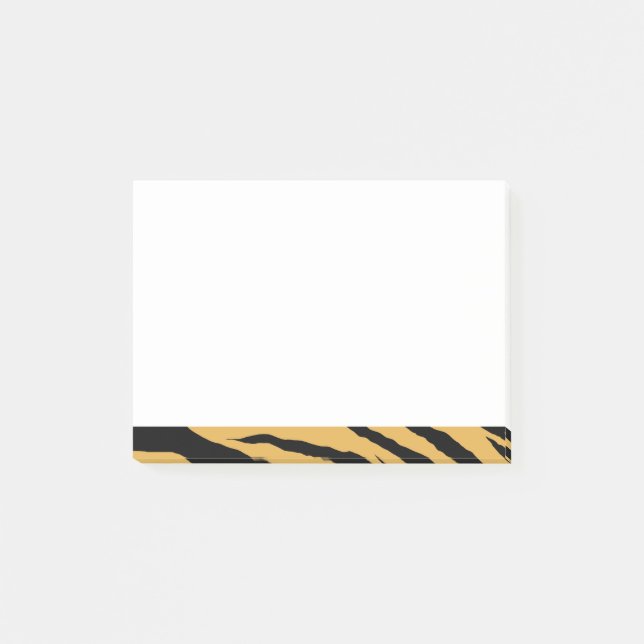 Bloco Post-it O tigre listra notas de post-it (Frente)