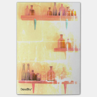 Bloco Post-it O vintage engarrafa notas de post-it do "chique"