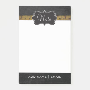 Bloco Post-it O vintage nota o texto de DIY