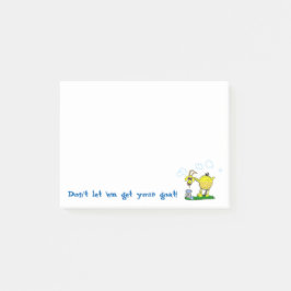 Bloco Post-it Obtenha a sua cabra notas pegajosas