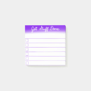 Bloco Post-it "Obtenha" notas de post-it feitas material da