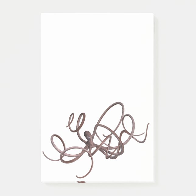 Bloco Post-it Octopus gigante (Frente)