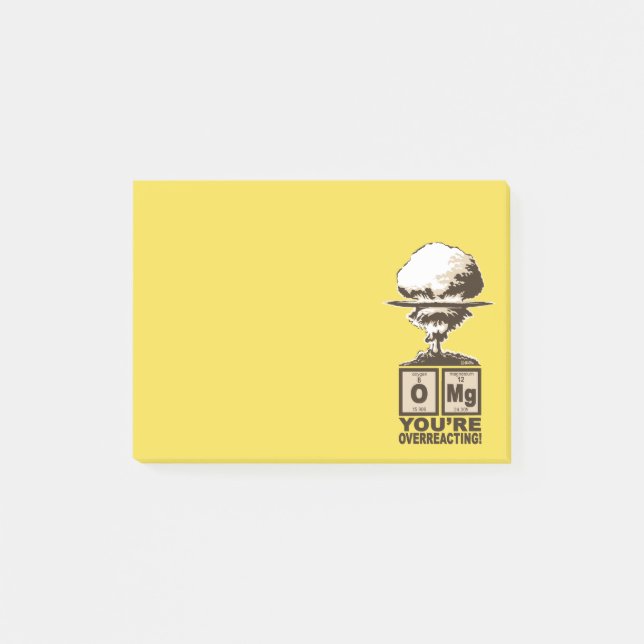 Bloco Post-it OMG! Você overreacting! (Frente)
