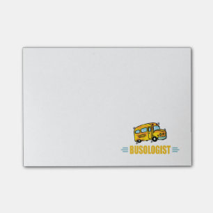 Bloco Post-it Ônibus Engraçado
