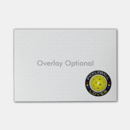 Bloco Post-it Opções da imagem do amante de Pickleball