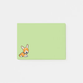 Bloco Post-it Os Corgis do Corgi perseguem o Pembroke feliz