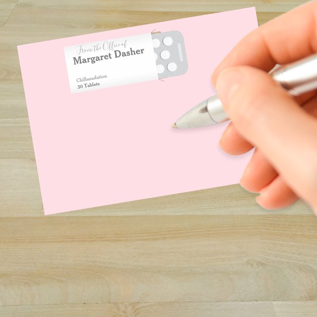 Bloco Post-it Pacote de 30 comprimidos engraçado Lt Pink Chillax (Criador carregado)