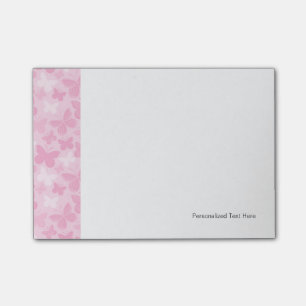 Bloco Post-it Padrão de borboleta 2