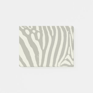 Bloco Post-it Padrão de Impressão de Animais Zebra Stripe