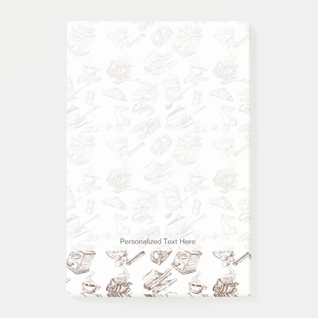 Bloco Post-it Padrão de papel (Frente)