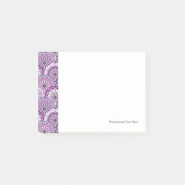 Bloco Post-it Padrão de Vintage (Frente)