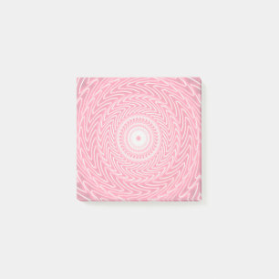 Bloco Post-it Padrão dos círculos cor-de-rosa