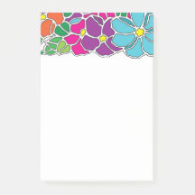 Padrão Floral Colorido Bonito