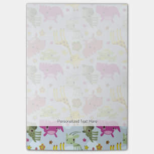 Bloco Post-it padrão safari animal