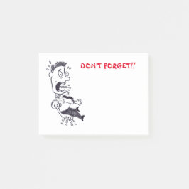 Bloco Post-it Pânico não se esqueça