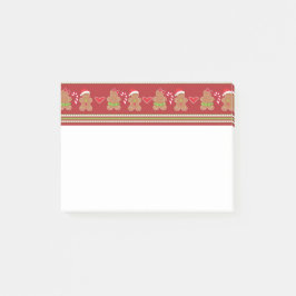 Bloco Post-it Pão-Pão-Pão Vermelho e Grelha Horizontal