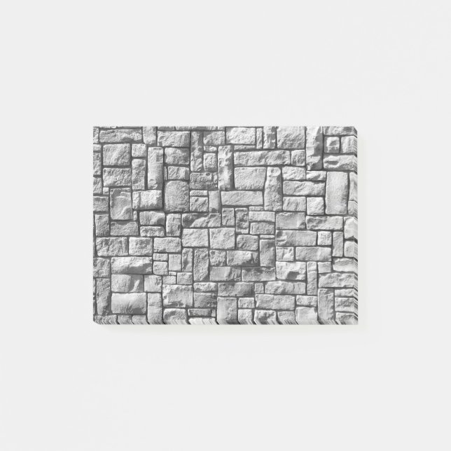 Bloco Post-it Parede de Pedra (Frente)
