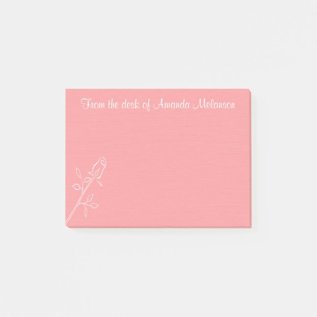 Bloco Post-it Pássaros Amor Preto e Branco, Pássaros de Amor (Frente)