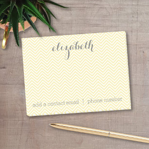 Bloco Post-it Pastel Yellow e Stationery Suite for Women