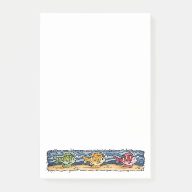 Bloco Post-it Peixe (Frente)