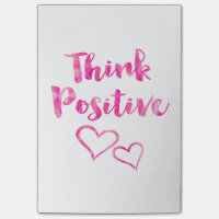 Pense citações positivas da aguarela