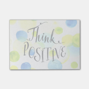 Bloco Post-it Pense positivo
