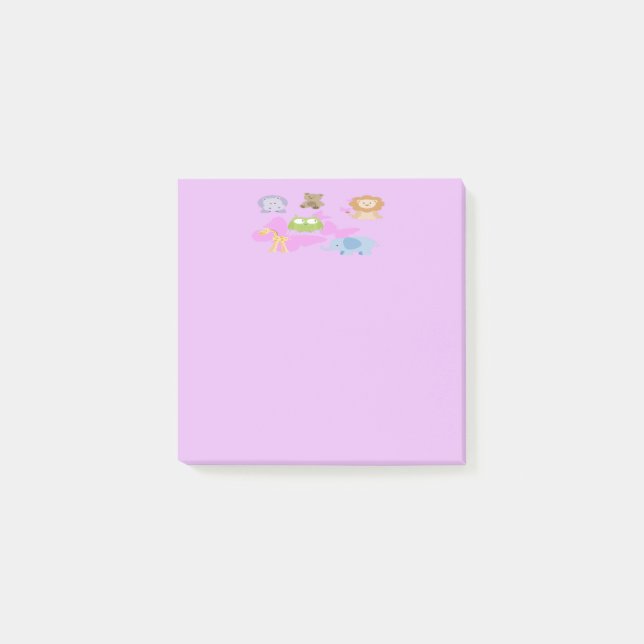 Bloco Post-it Pequenos Critters Delícia de Lavanda (Frente)